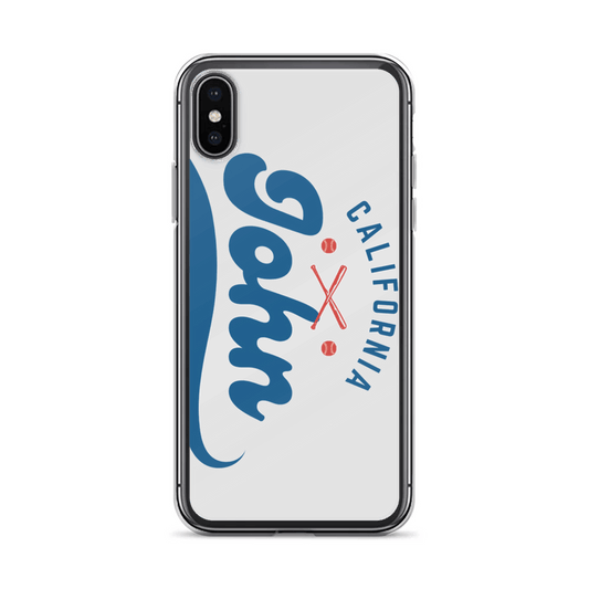 Personalized JOHN Phone Case with California Baseball Design