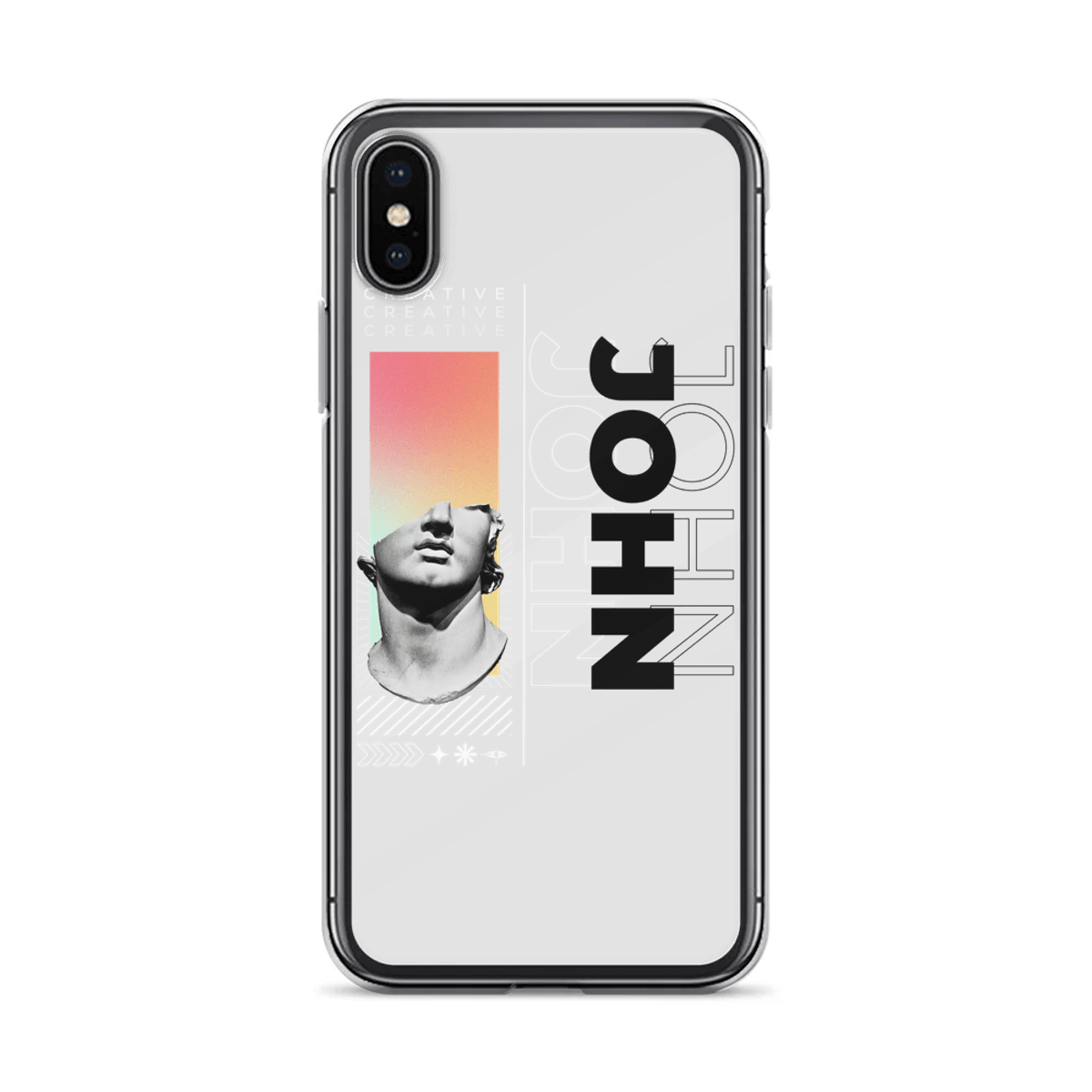 Personalized JOHN Modern Art Phone Case