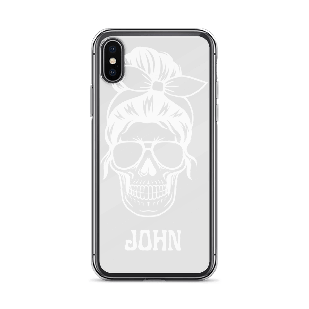 Personalized JOHN Skull Phone Case