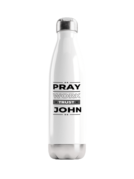 Personalized JOHN Motivational Water Bottle
