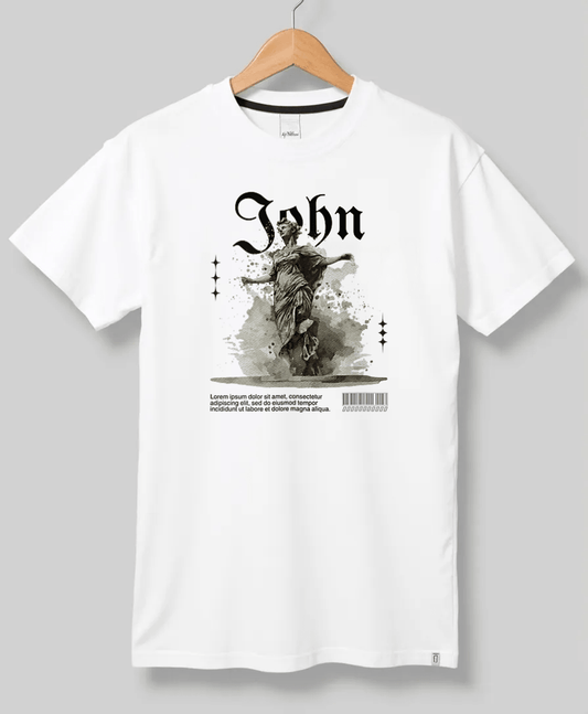 Personalized JOHN Classical Statue T-Shirt