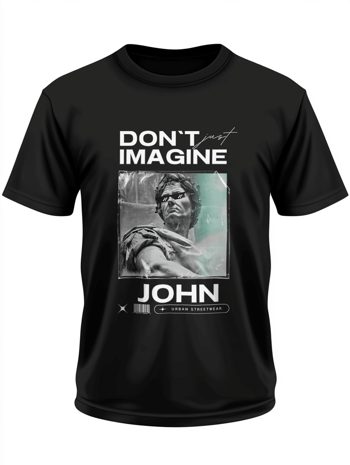 Personalized JOHN T-Shirt with Streetwise Attitude