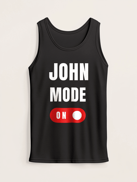 Personalized JOHN Mode Tank Top