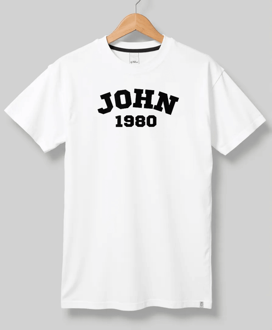 Personalized JOHN Collegiate T-Shirt