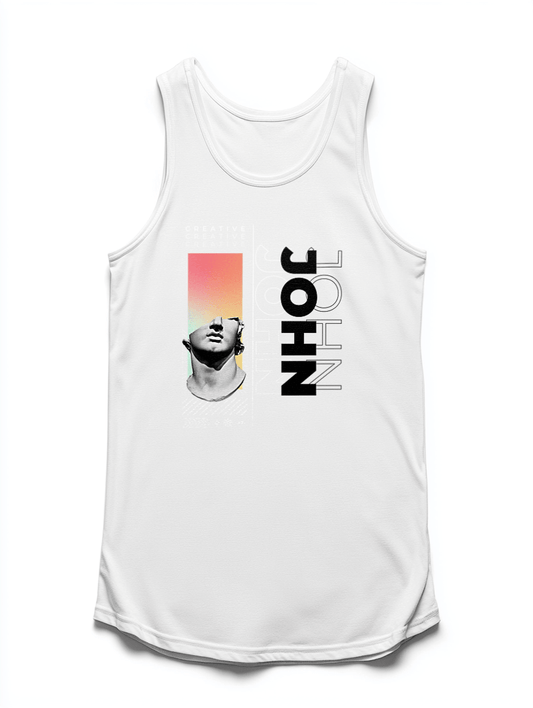 Personalized JOHN Classical Contemporary Tank Top