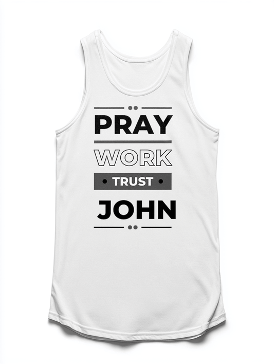 Personalized JOHN Bold Statement Tank Top