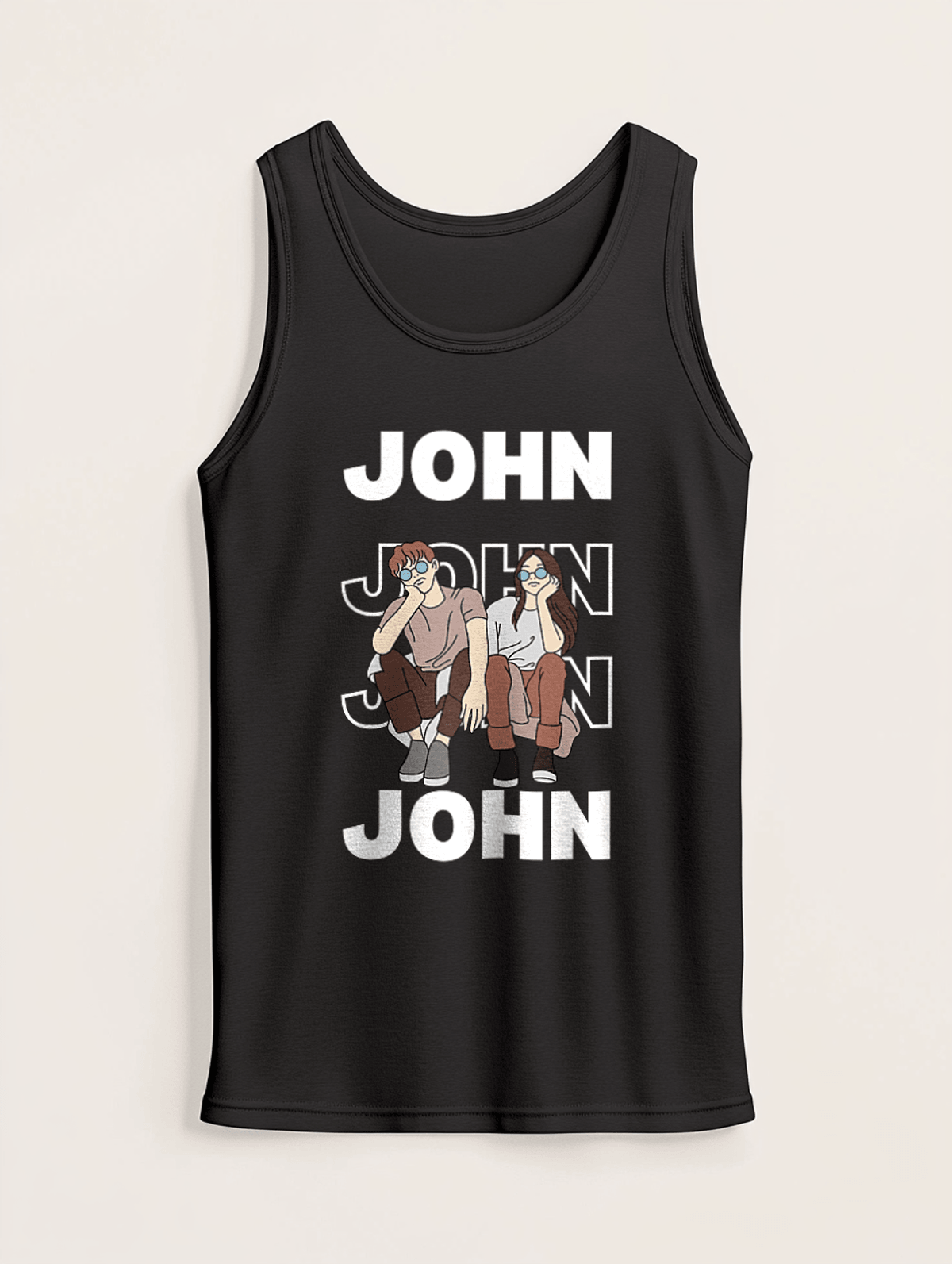Personalized JOHN Tank Top