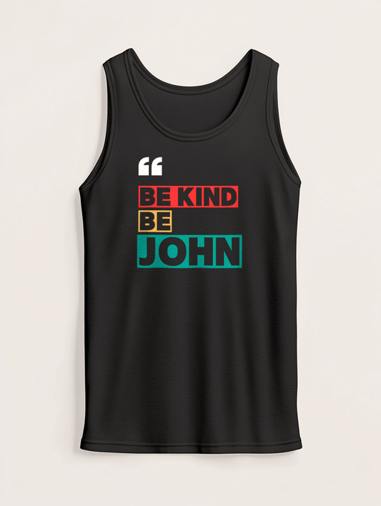 Personalized JOHN Tank Top Statement Piece