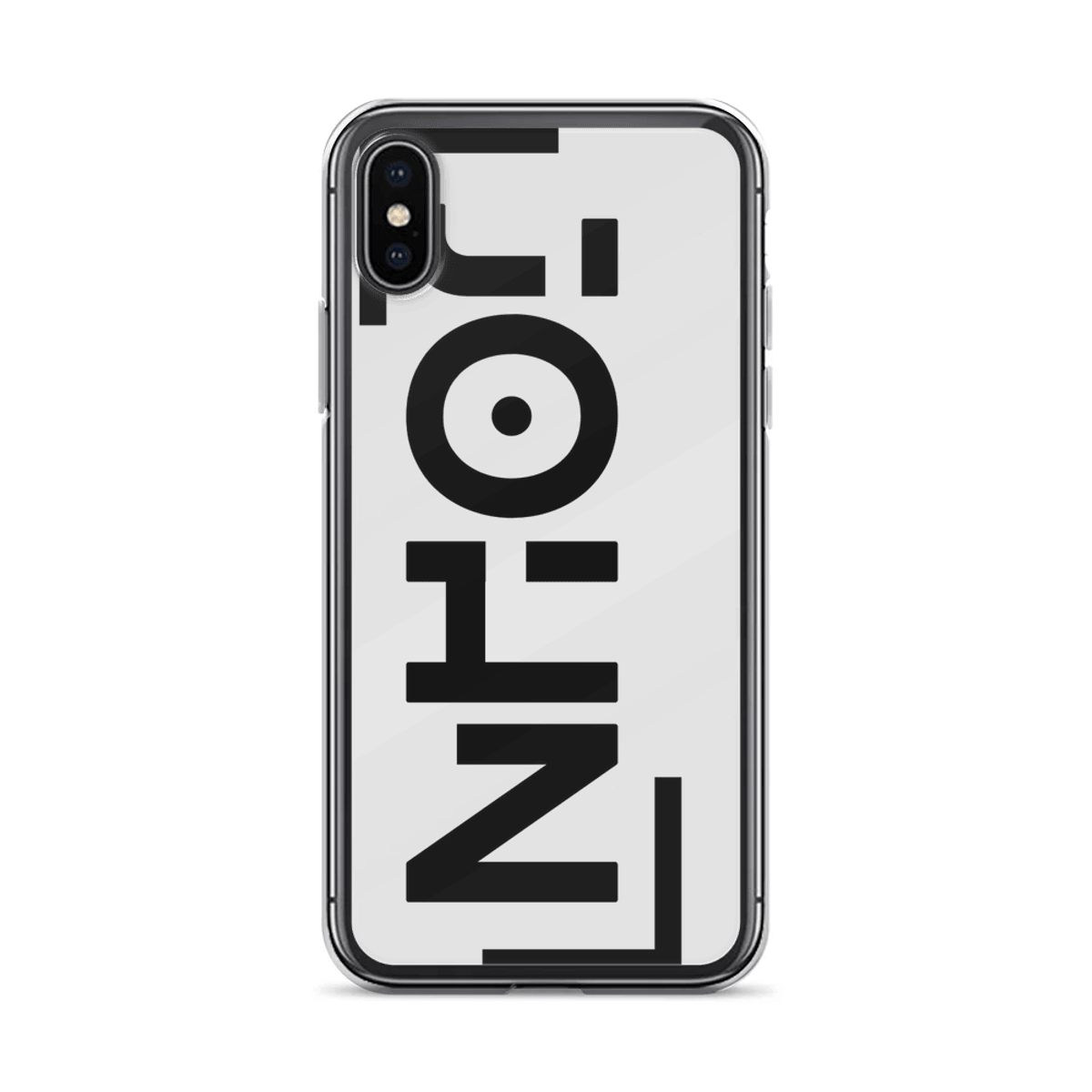 Personalized JOHN Clear Phone Case
