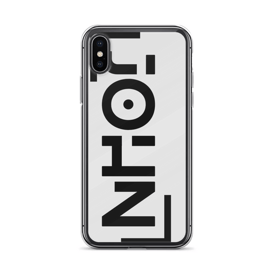 Personalized JOHN Clear Phone Case