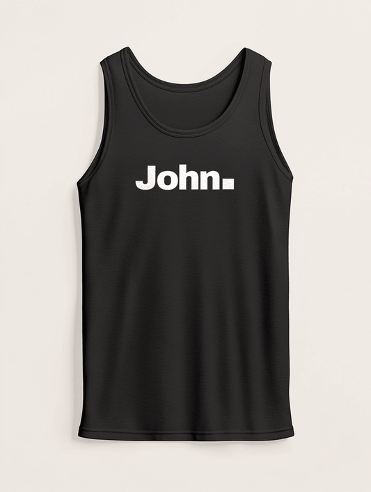Modern Personalized JOHN Tank Top