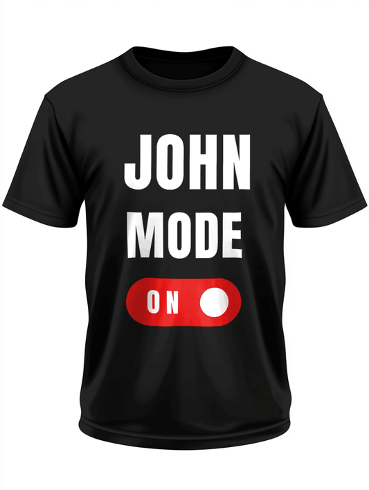 Personalized JOHN Mode T-Shirt