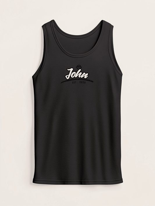 Personalized JOHN Vintage Tank Top