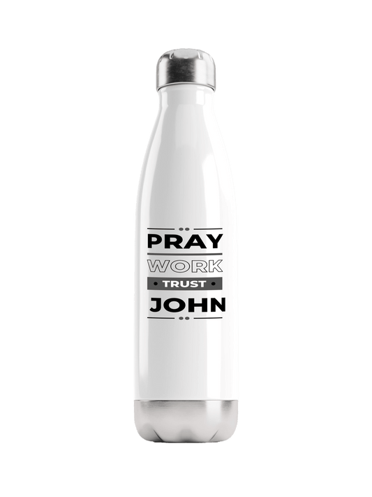 Personalized JOHN Motivational Water Bottle