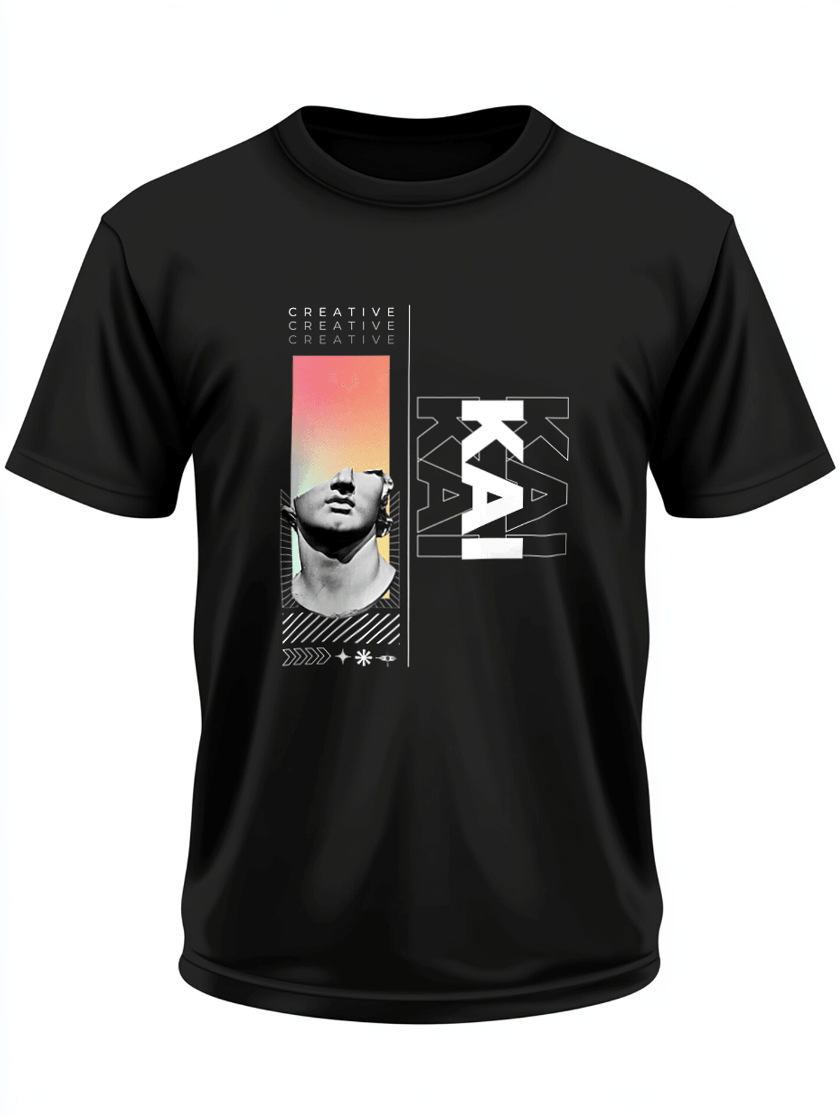 Personalized KAI T-Shirt with Artistic Design