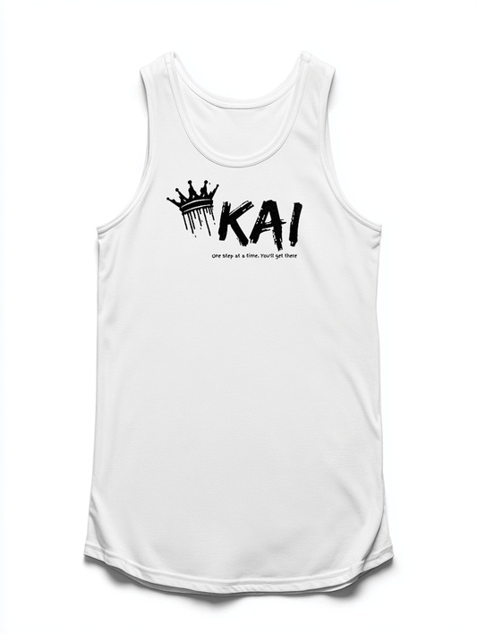 Personalized KAI Tank Top with Crown Design