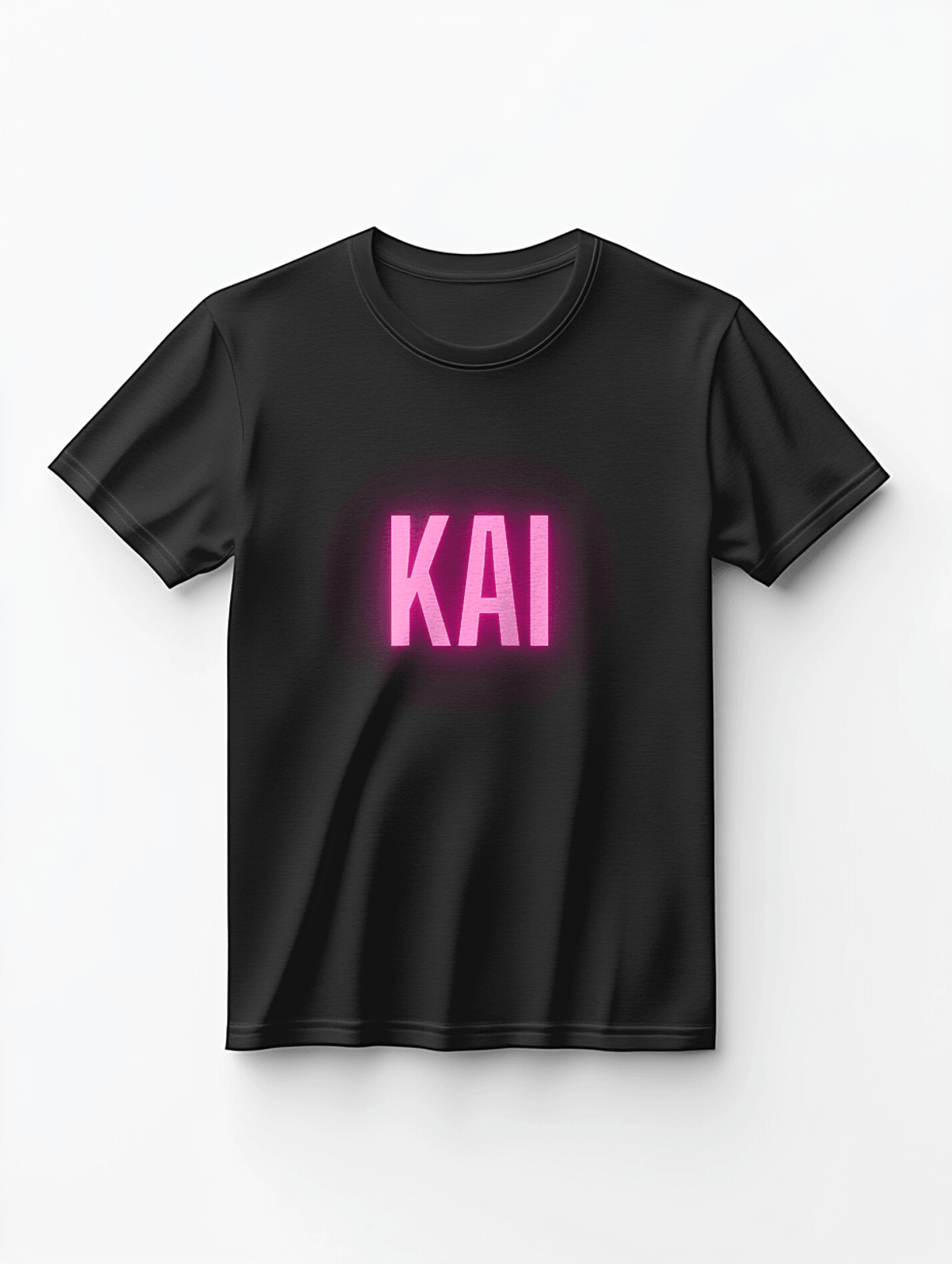 Personalized KAI Neon-Pink T-Shirt