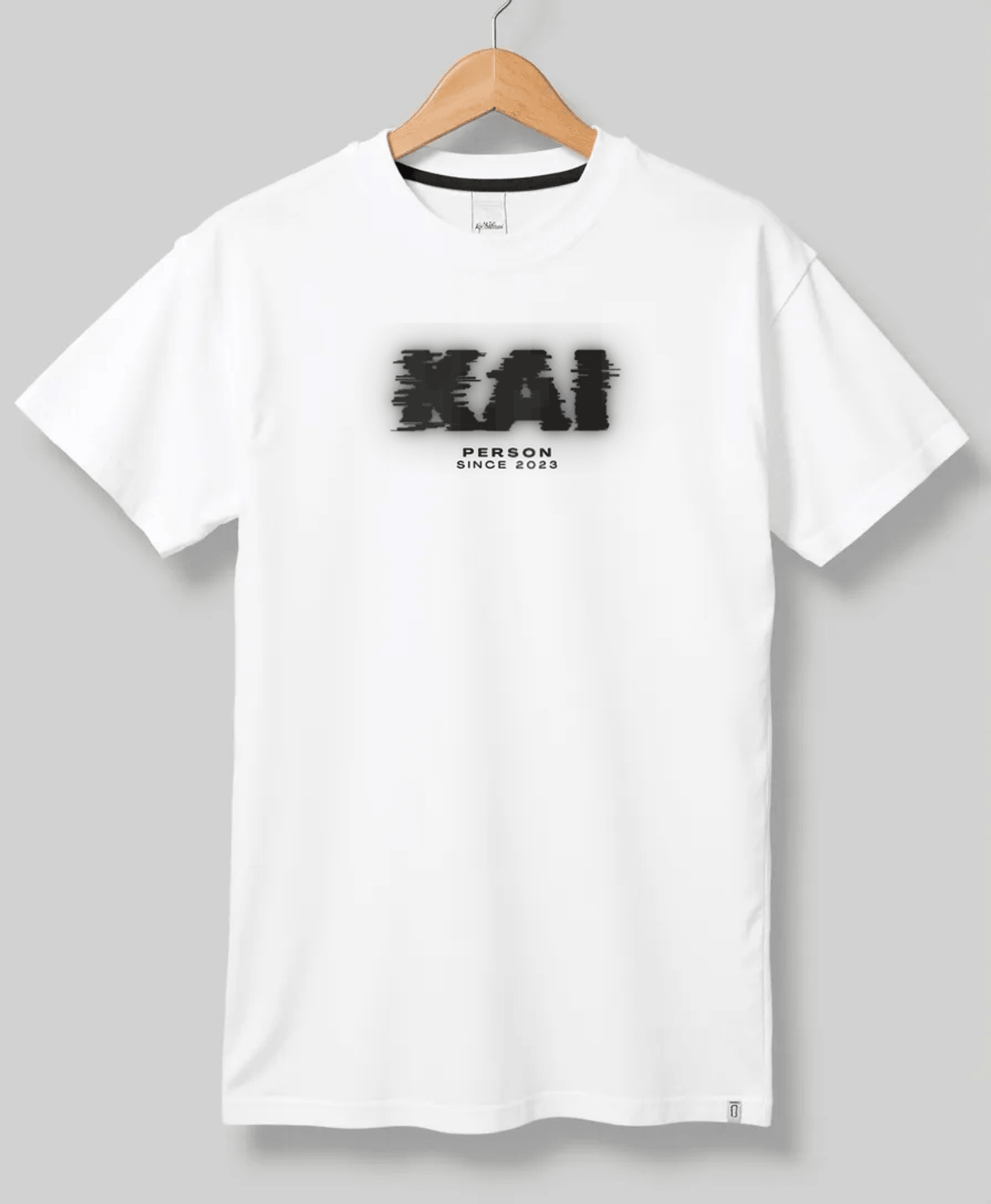 Personalized KAI Glitch-Style T-Shirt