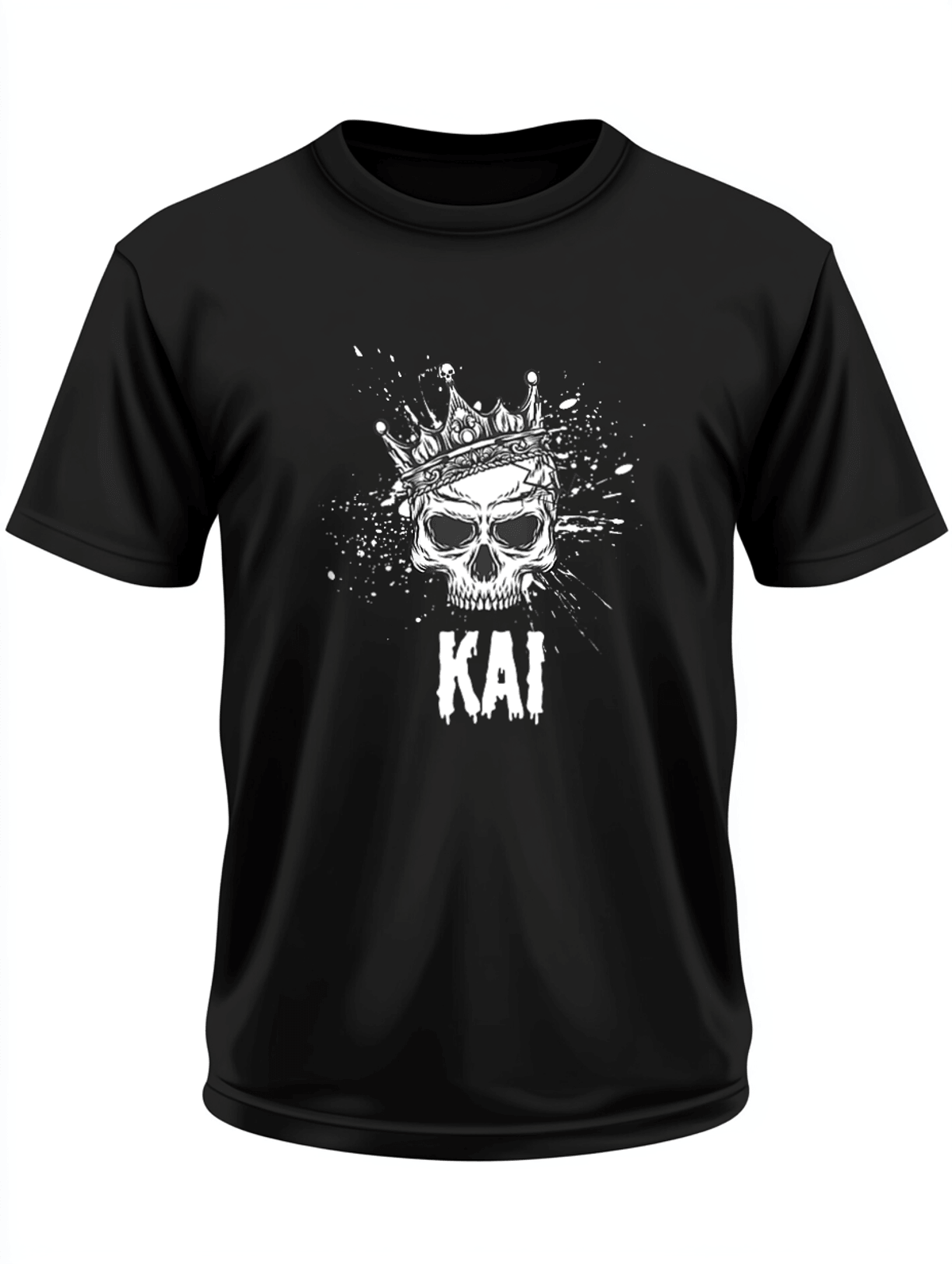 Personalized KAI Skull Crown T-Shirt