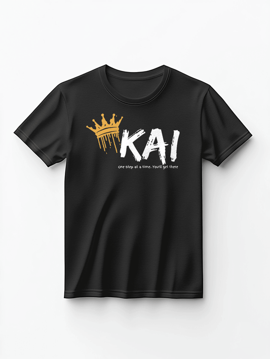 Personalized KAI T-Shirt with Gold Crown