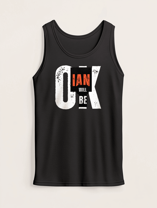 Personalized IAN Distressed OK Tank Top