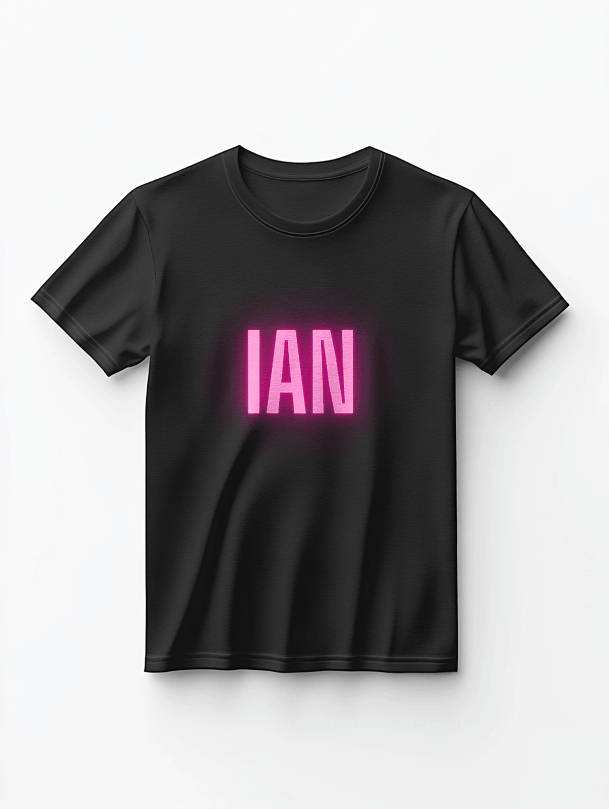 Personalized IAN Neon-Pink T-Shirt