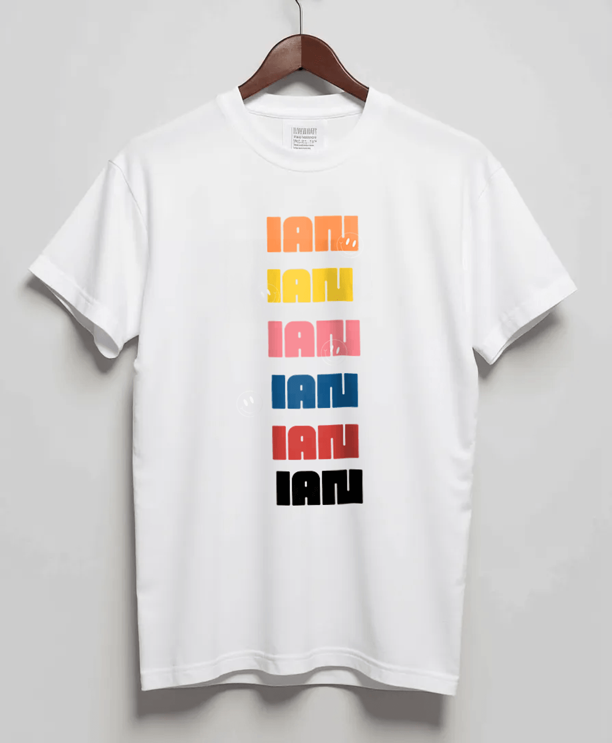Personalized IAN Rainbow T-Shirt
