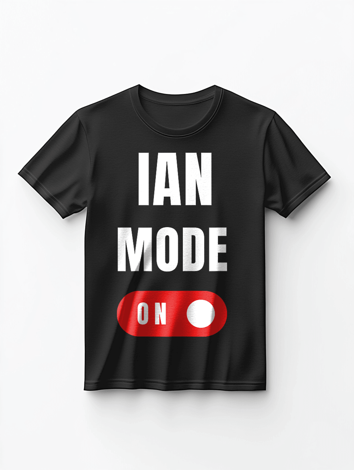Personalized IAN T-Shirt with Bold Statement Design