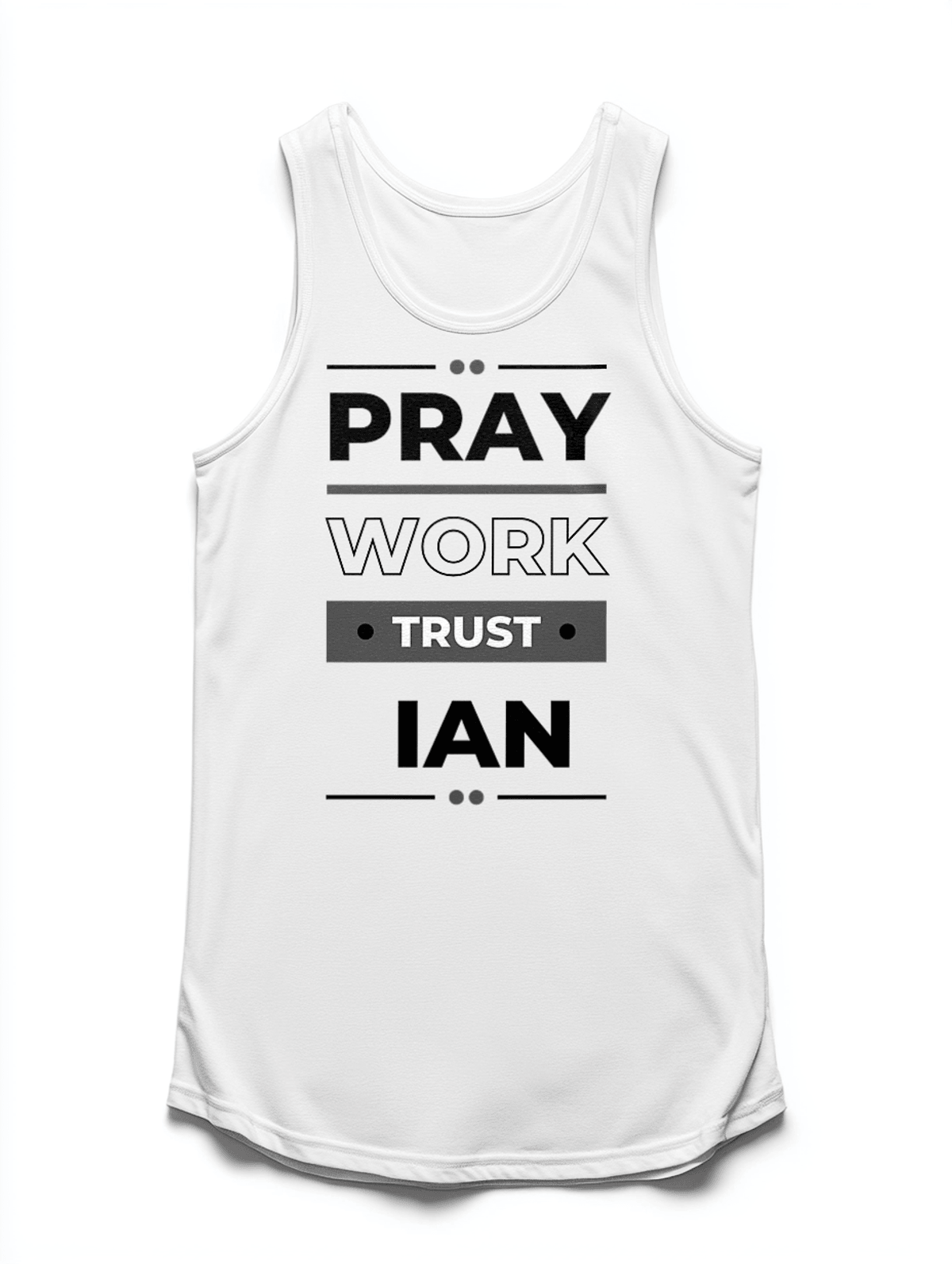 Personalized IAN Bold Statement Tank Top