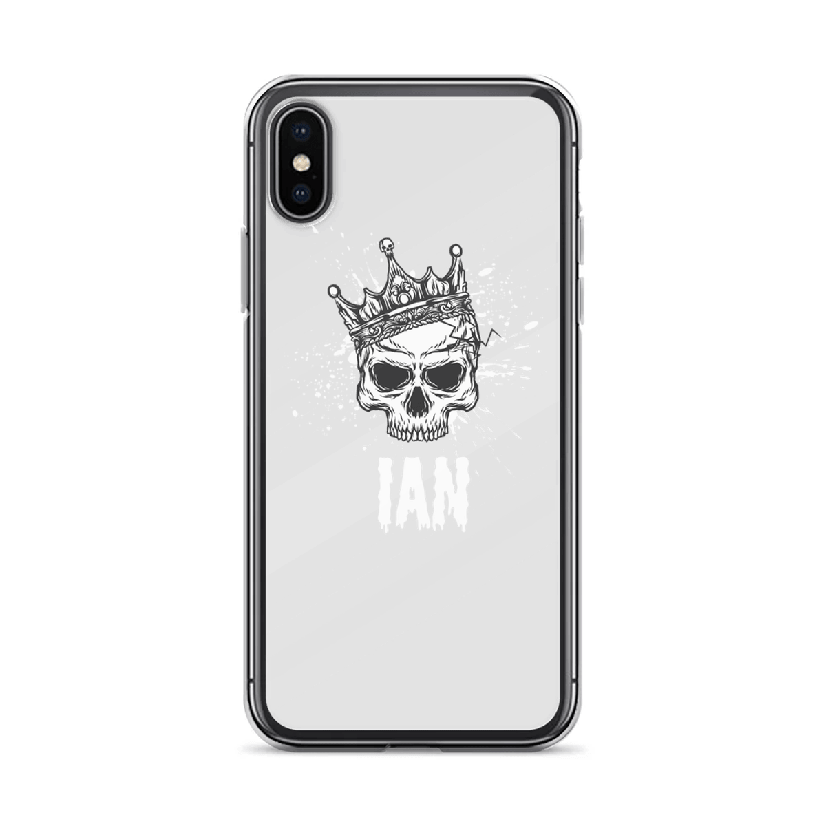 Personalized IAN Crowned Skull Phone Case