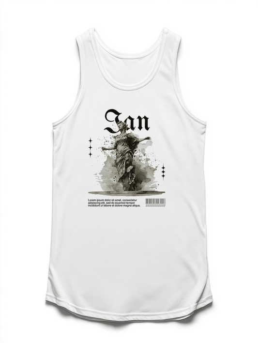 Personalized IAN Gothic Statue Tank Top