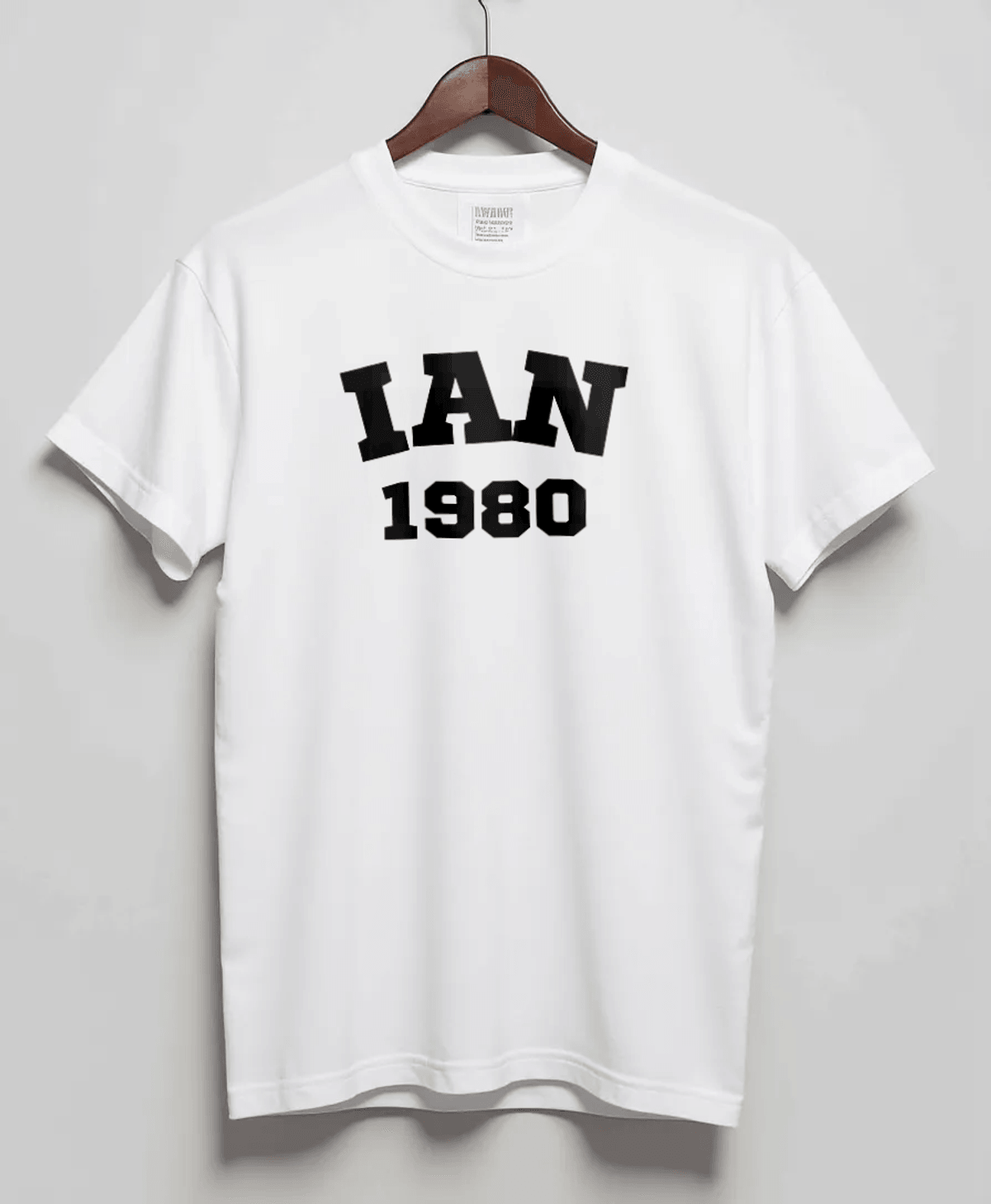 Personalized IAN Varsity T-Shirt