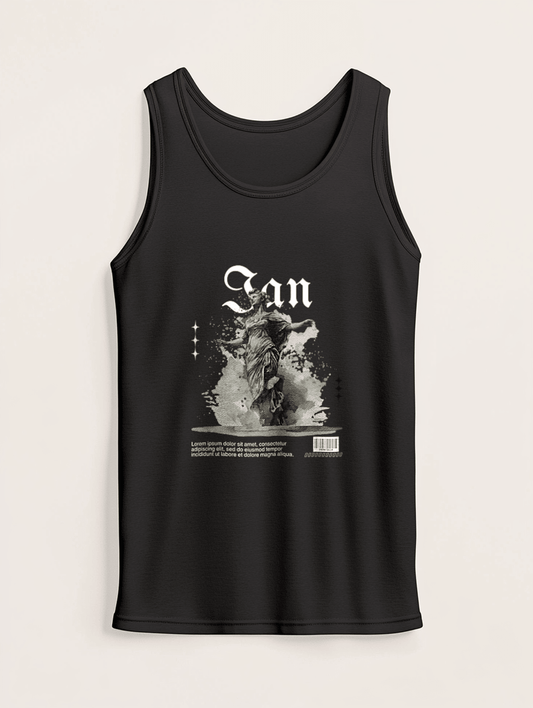 Personalized IAN Vintage Statue Tank Top