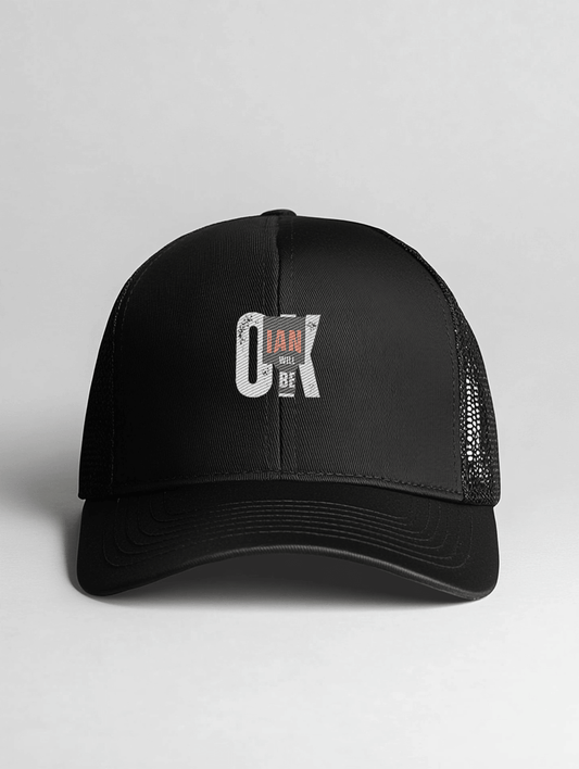 Personalized IAN Black Trucker Hat