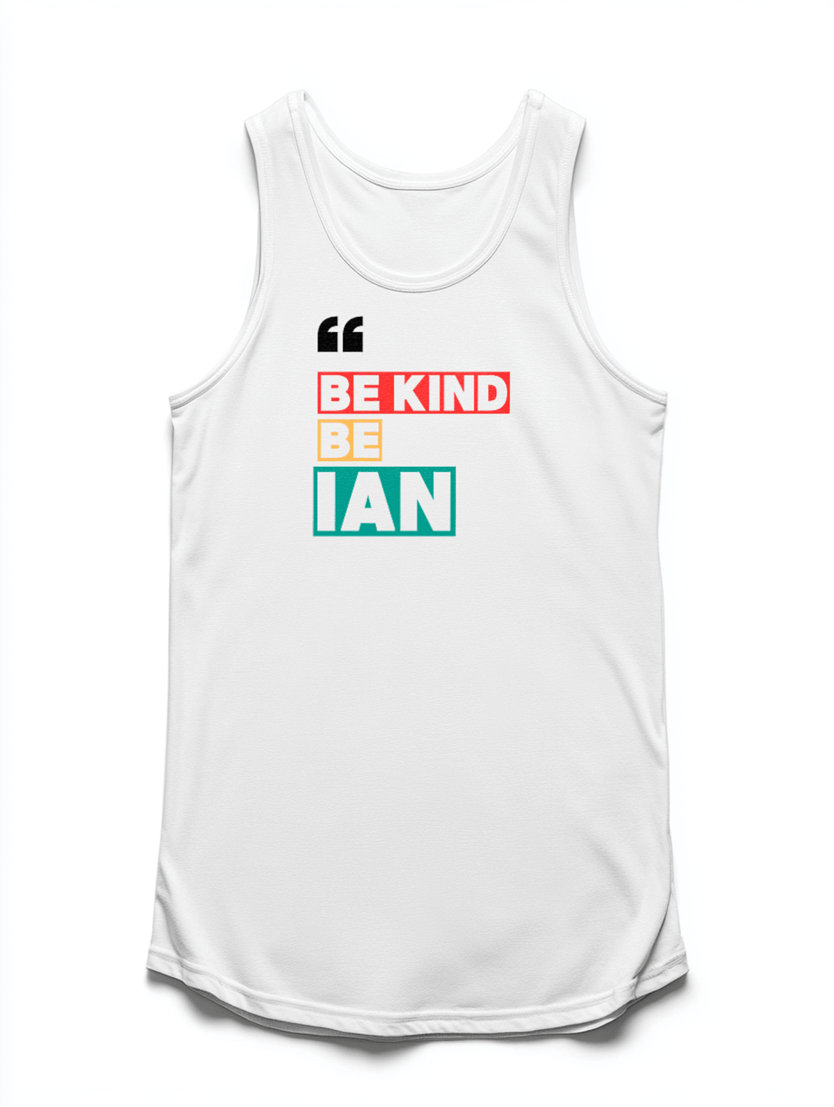 Personalized IAN Be Kind Tank Top