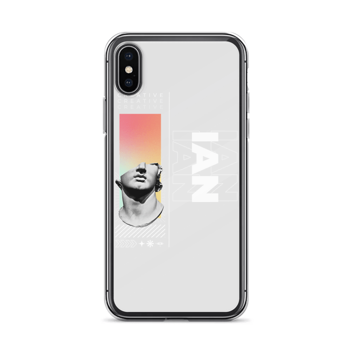 Personalized IAN Clear Phone Case