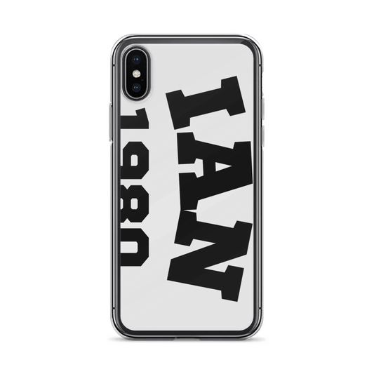 Personalized IAN Clear Phone Case
