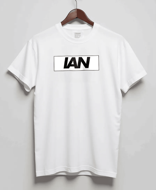 Personalized IAN Bold Lettering T-Shirt