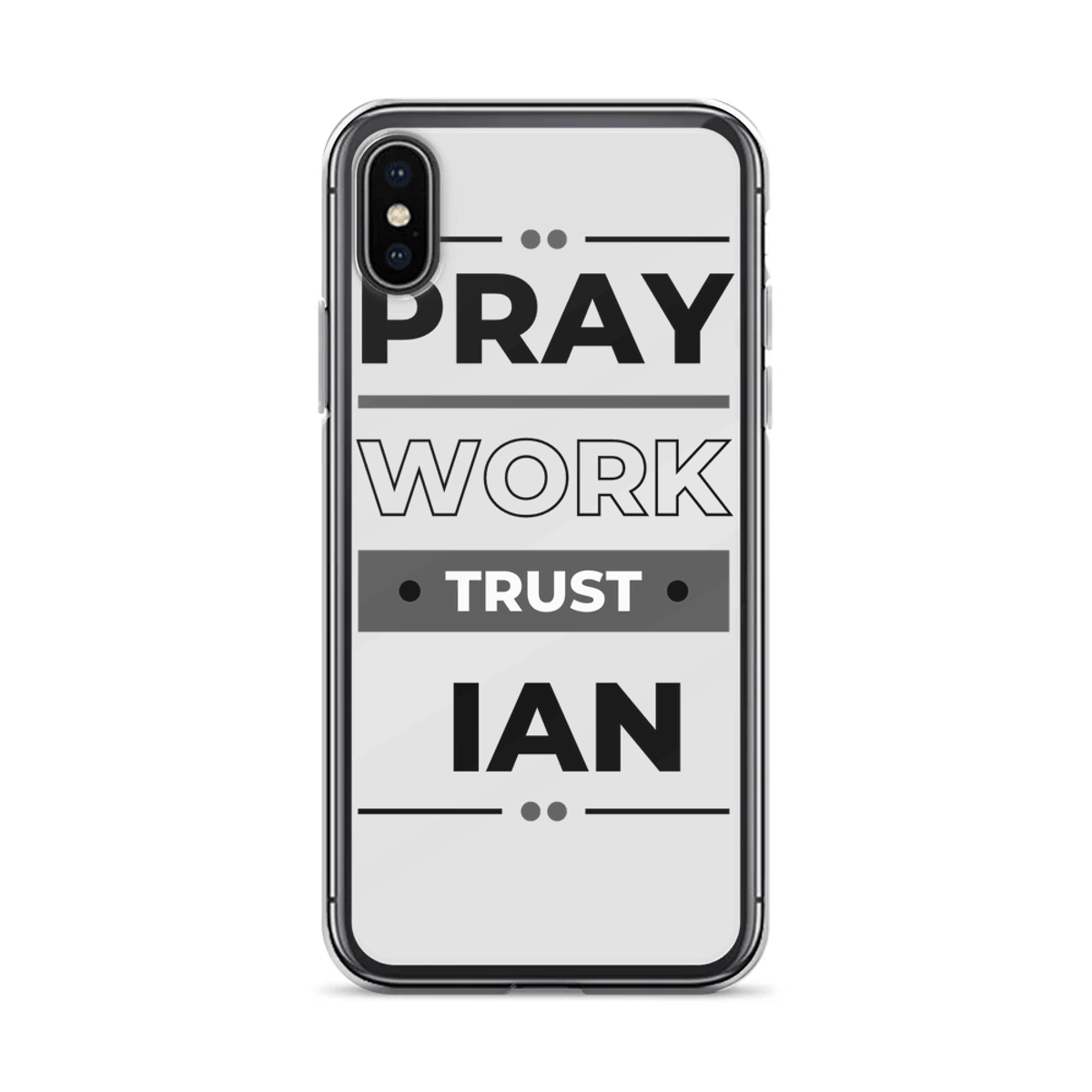 Personalized IAN Phone Case with Bold Typography