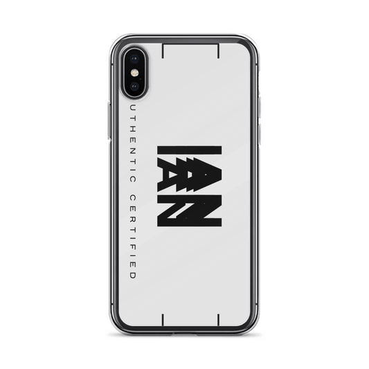 Personalized IAN Clear Phone Case with Modern Design