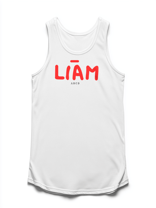 Personalized LIAM Bold Statement Tank Top