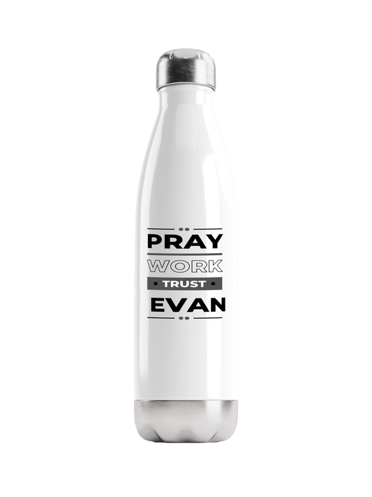 Personalized EVAN Motivational Water Bottle