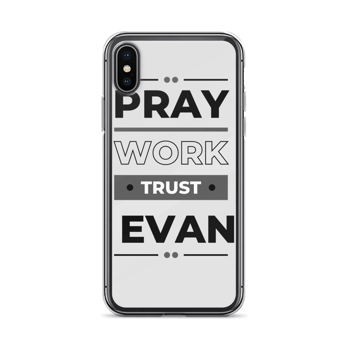 Personalized EVAN Phone Case with Bold Typography