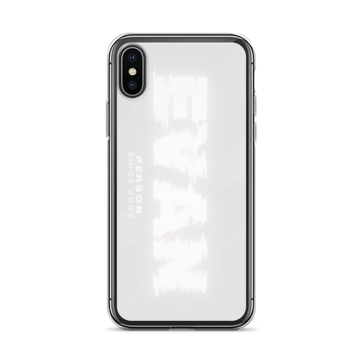 Personalized EVAN Neon Glitch Phone Case