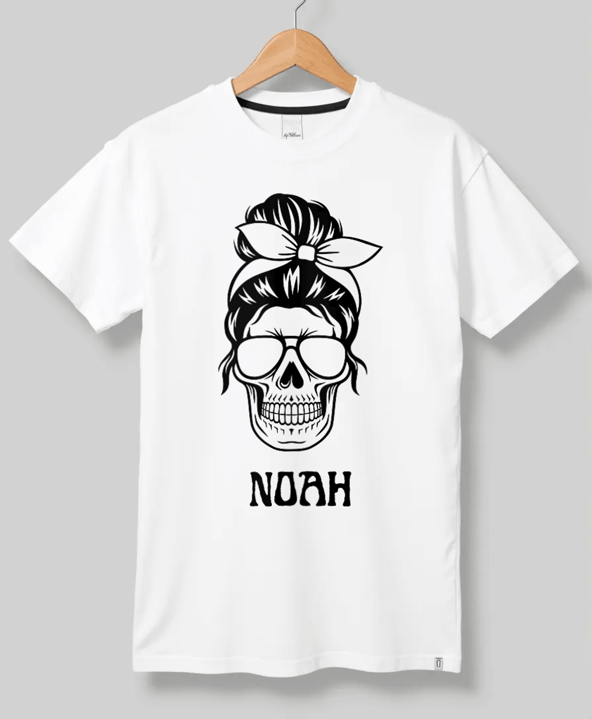 Personalized NOAH Skull T-Shirt