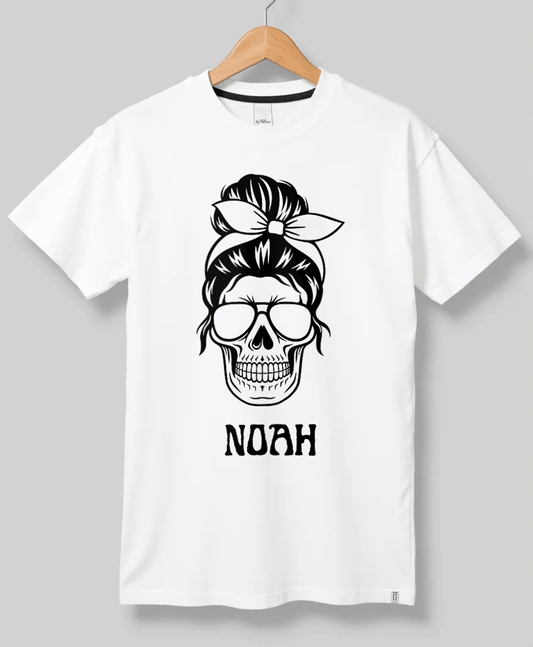 Personalized NOAH Skull T-Shirt