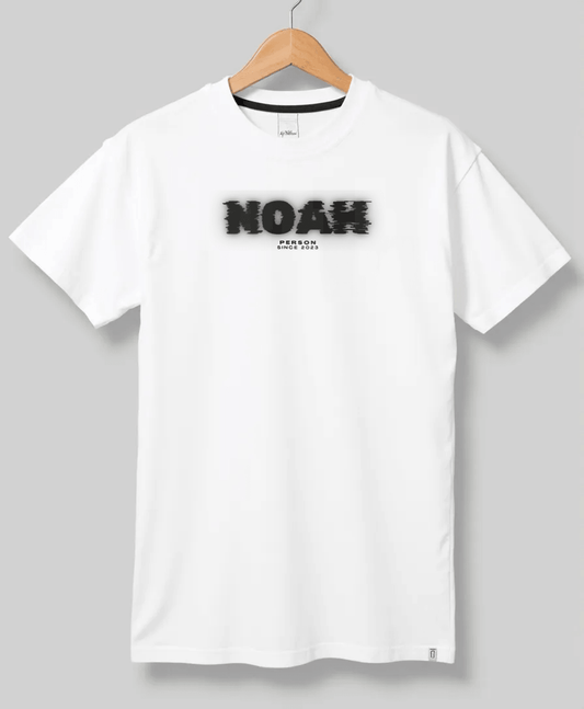 Personalized NOAH Glitch-Style T-Shirt