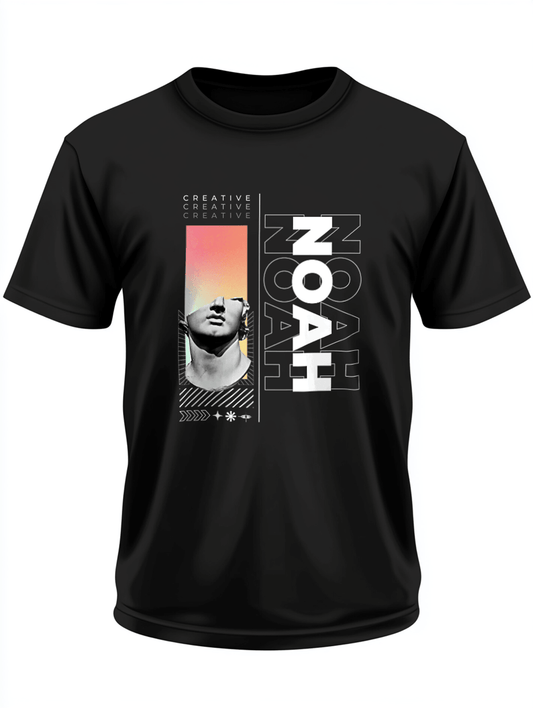 Personalized NOAH T-Shirt with Artistic Design