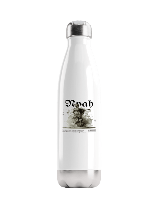 Personalized NOAH Water Bottle with Classical Illustration