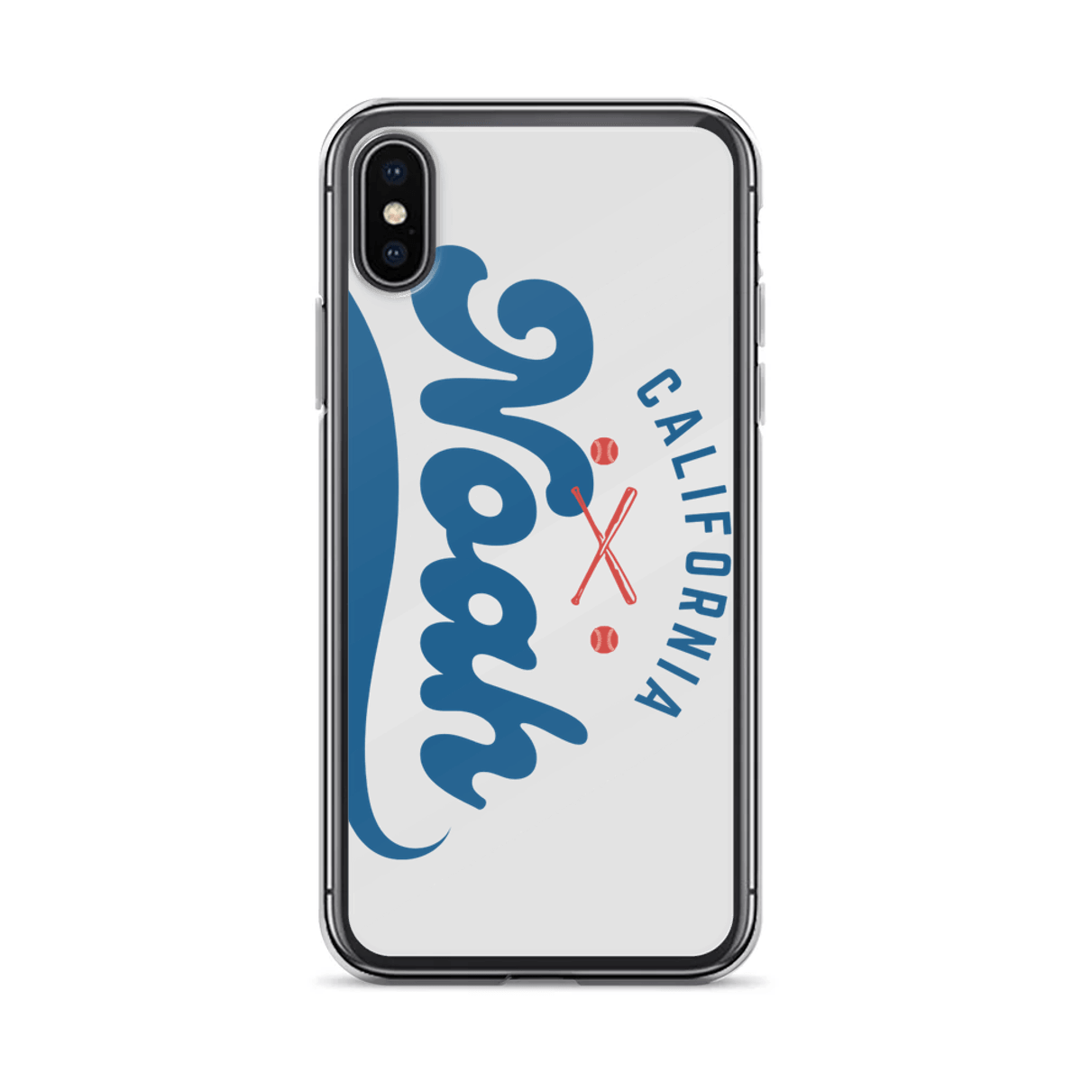 Personalized NOAH Phone Case with California Baseball Design